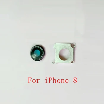 Tagumine Tagasi Kaamera Objektiivi Klaas Raami Omanik Tagumine korpuse Kaas iPhone 7 7Plus 8 8Plus Varuosad