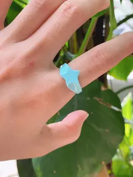 10tk Suvel Värvi Emailiga Star Rõngad korea Geomeetriline Sõrme Mix Värvi Liblikas Ringi Poole Kingitus Bijoux Femme Ehted