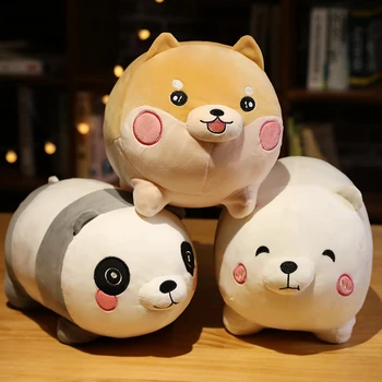 30-60cm Armas Shiba Inu Koer, Panda, jääkaru, Plüüš-Mänguasi, Pehme Täidisega Loomade Padi Xmas Kingitused Lastele Kawaii Valentine Kohal