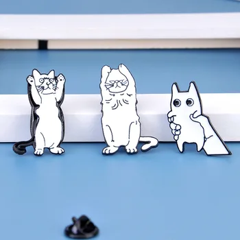 Cartoon sõle Jaapani Harajuku pehme Meng armas kitty cat, sõle üliõpilaste vormiriietuse tilguti krae pin badge kotid, ehted pin emane