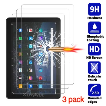 Amazon Fire HD 10 2021 Screen Protector, Tahvelarvuti kaitsekile for Kindle Fire HD 10 Pluss 2021 Karastatud Klaas