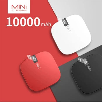 Mini Power Bank 10000mAh Kaasaskantav Laadija Välise Aku Powerbank 10000 iPhone Samsung Huawei Xiaomi Mini Poverbank