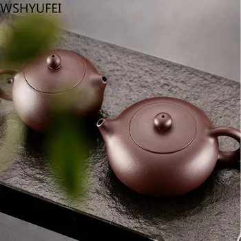 Hiina Yixing Teaware Teekannud Tee Potti Käsitsi Valmistatud Xishi Teekannud Algne Minu Lilla muda teekann 188 Palli Auku filter