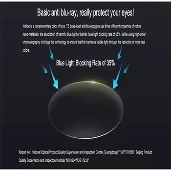 Xiaomi Mijia TS Anti-Sinine Klaas Kaitseprillide Klaasi Anti Blue Ray UV-Väsimus Tõend Silma Protector Mi Kodu TS prille Mehe Naine