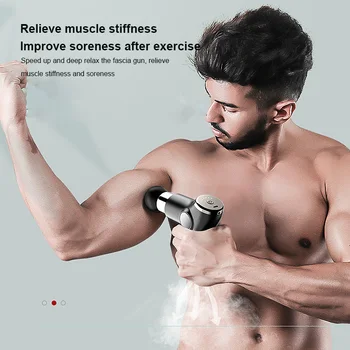 Uusim mini electric massaaž relv kaasaskantav sidekirmega relv lihase meridian tervise sport fitness seadmete vibratsiooni, fitness massager