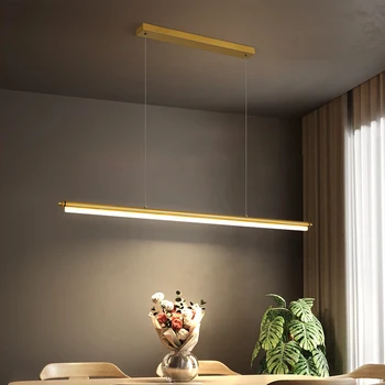 Põhjamaade Söögituba Lühter Kaasaegne Minimalistlik Loominguline LED-elutuba Ripats Hele Joon Kunsti Lamp Magamistuba Lamp
