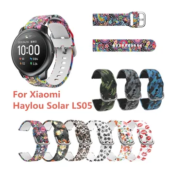 Silikoon Kella Rihma Xiaomi Haylou Päikese LS05 22mm Watchband Xiomi Xaomi Xiaome Haylou-Solar-LS05 Ansamblid correa de reloj