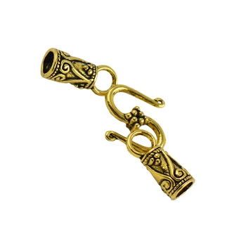 50tk Antique Gold S Konksu Silma Pannal Kaelakee, Käevõru, Koos otsakorkide