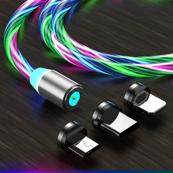 LED Voolav Valgus Micro USB Kaabel Samsung A10 A10E A20 S A20 A30 A40 A50 A70 A01 A21 A51 A71 A81 iPhone huawei Kiire Laadija
