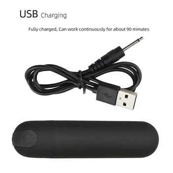 USB-Laadimine Mini Võimas Bullet Vibraator Naistele, Kliitori Stimulaator Tupe G Spot Masturbatsioon Erootiline Vibraatorid Täiskasvanud Sugu Mänguasjad