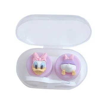 Disney Miki-Minni-ja Kosmeetikatooted kontaktläätsede Kasti Cartoon Armas Tegelane kolmemõõtmelise Dekoratiivse kontaktläätsede Kaaslane Box